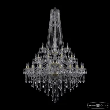 Подвесная люстра Bohemia Ivele Crystal 1415 1415/20+10+5/400/h-182/3d G