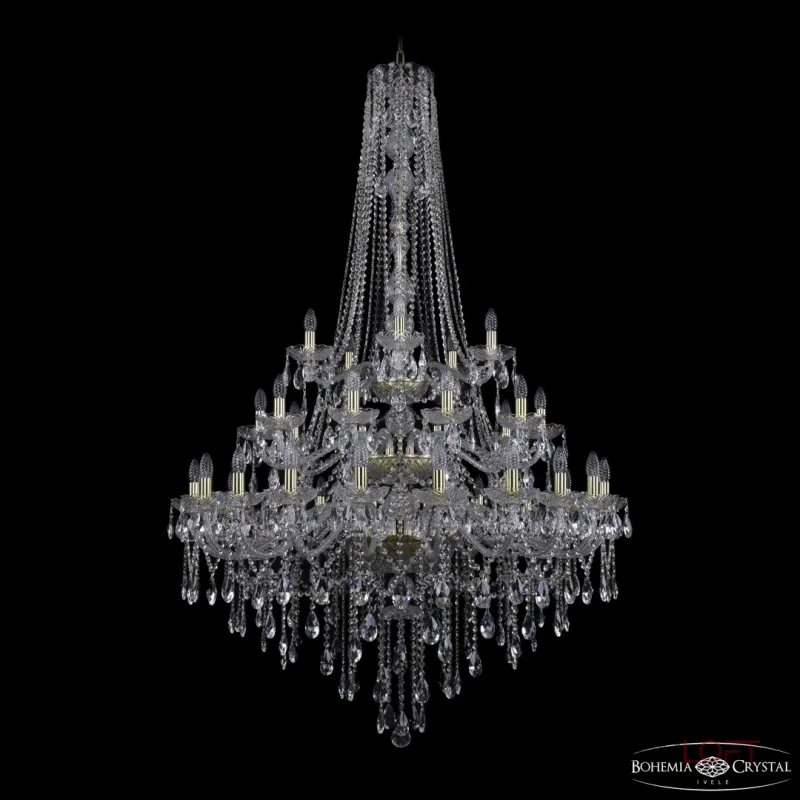 Подвесная люстра Bohemia Ivele Crystal 1415 1415/20+10+5/400/h-182/3d G