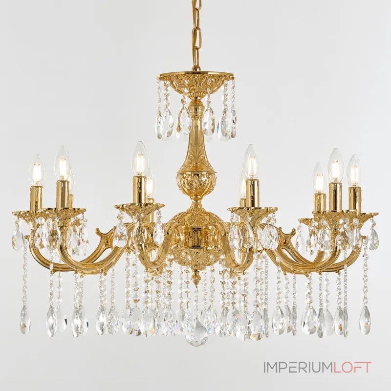 Подвесная люстра Bohemia Ivele Crystal AL7801 AL78101/10/250 A G Подвесная люстра Bohemia Ivele Crystal AL7801 AL78101/10/250 A G
