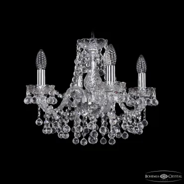 Подвесная люстра Bohemia Ivele Crystal 1409 1409/4/141 Ni