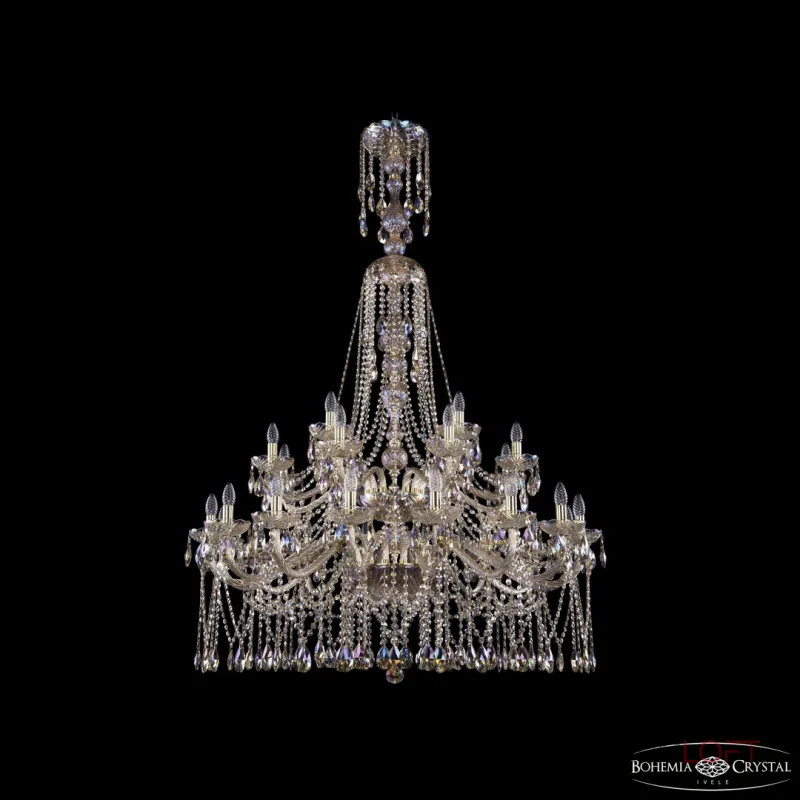 Подвесная люстра Bohemia Ivele Crystal 1413 1413/16+8+4/400/XL-164/2d G M801