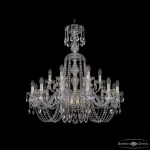Подвесная люстра Bohemia Ivele Crystal 1402 1402/12+6/300/XL-90 G