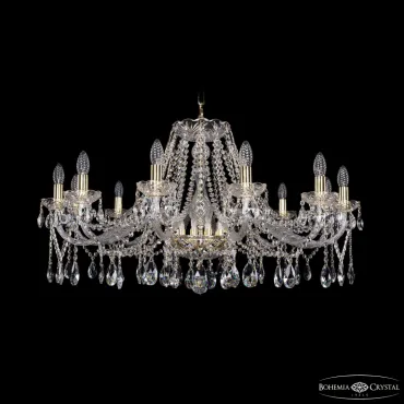 Подвесная люстра Bohemia Ivele Crystal 1413 1413/12/360 G Подвесная люстра Bohemia Ivele Crystal 1413 1413/12/360 G