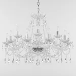 Подвесная люстра Bohemia Ivele Crystal 107 107/10+5/300 Ni