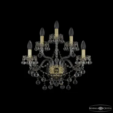 Бра Bohemia Ivele Crystal 1409 1409B/2+2+1/195/XL G