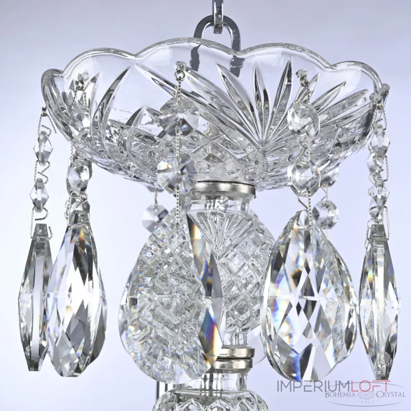 Подвесная люстра Bohemia Ivele Crystal 117 117/10+5/240 Ni