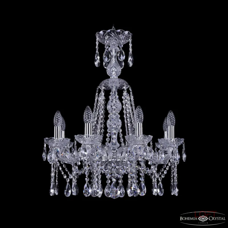 Подвесная люстра Bohemia Ivele Crystal 1413 1413/8/200/XL-66 Ni