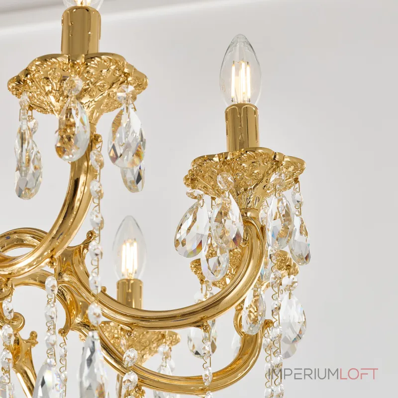 Подвесная люстра Bohemia Ivele Crystal AL7801 AL78101/10/250 A G Подвесная люстра Bohemia Ivele Crystal AL7801 AL78101/10/250 A G