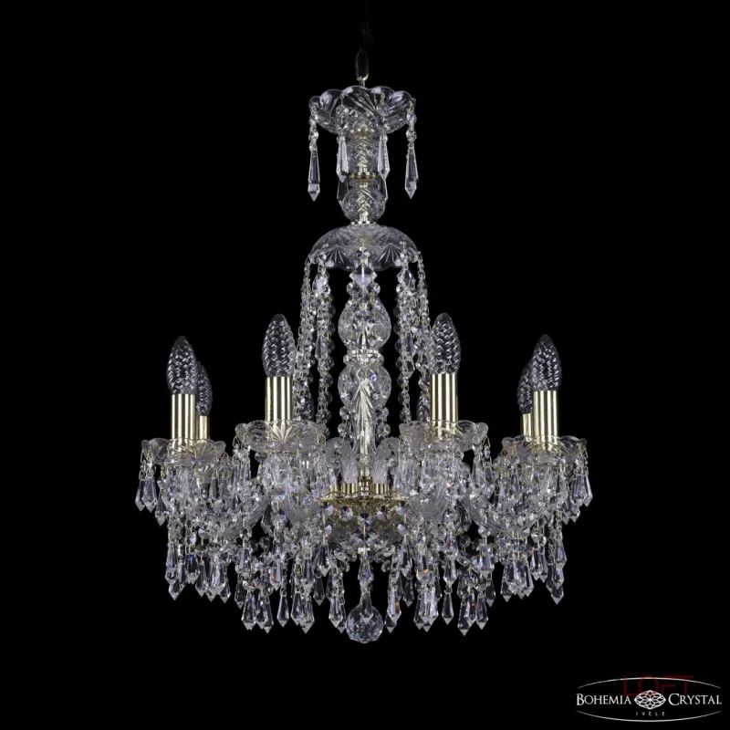 Подвесная люстра Bohemia Ivele Crystal 1403 1403/8/160/XL-60 G Подвесная люстра Bohemia Ivele Crystal 1403 1403/8/160/XL-60 G