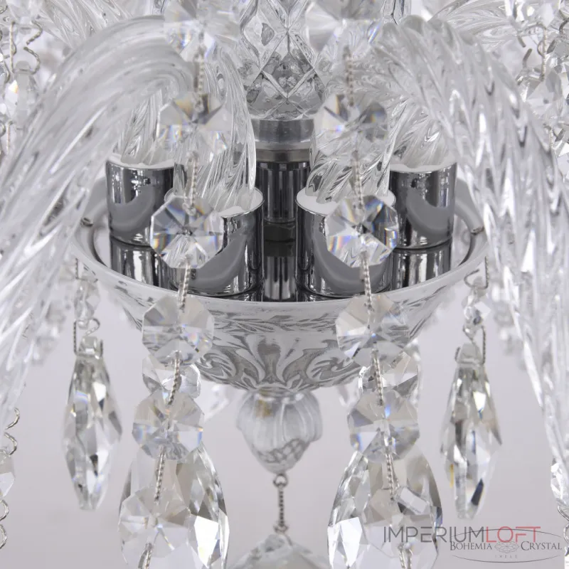 Подвесная люстра Bohemia Ivele Crystal AL1602 AL16302/6/160 WMN Подвесная люстра Bohemia Ivele Crystal AL1602 AL16302/6/160 WMN