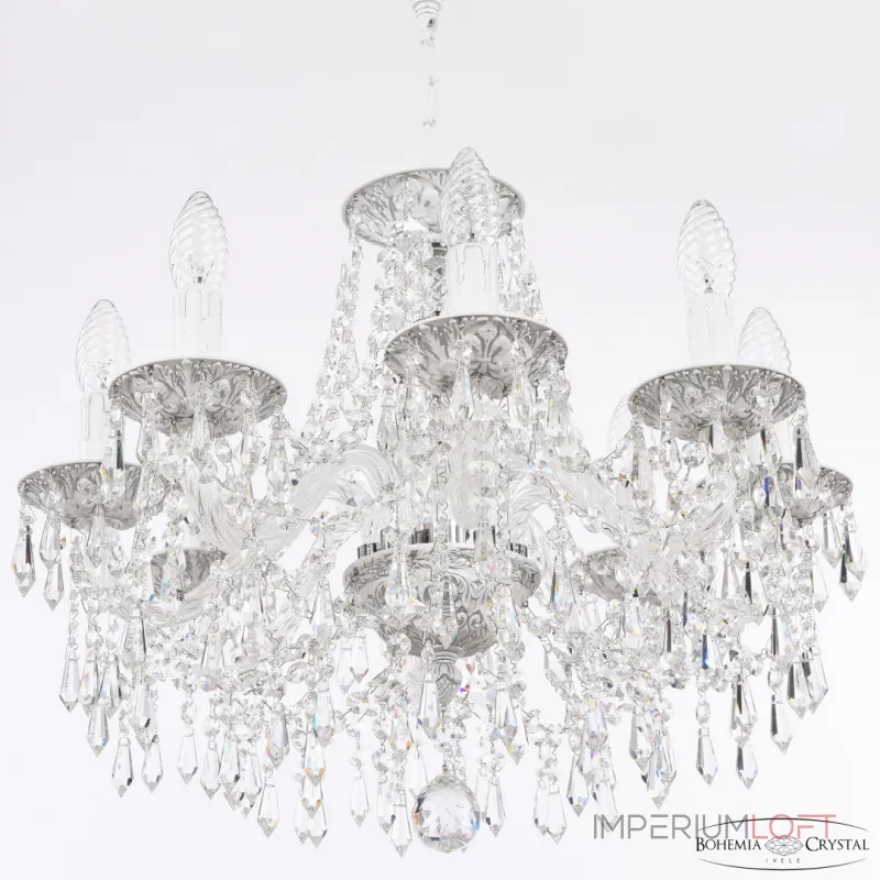 Подвесная люстра Bohemia Ivele Crystal AL1603 AL16303/8/160 WMN Подвесная люстра Bohemia Ivele Crystal AL1603 AL16303/8/160 WMN