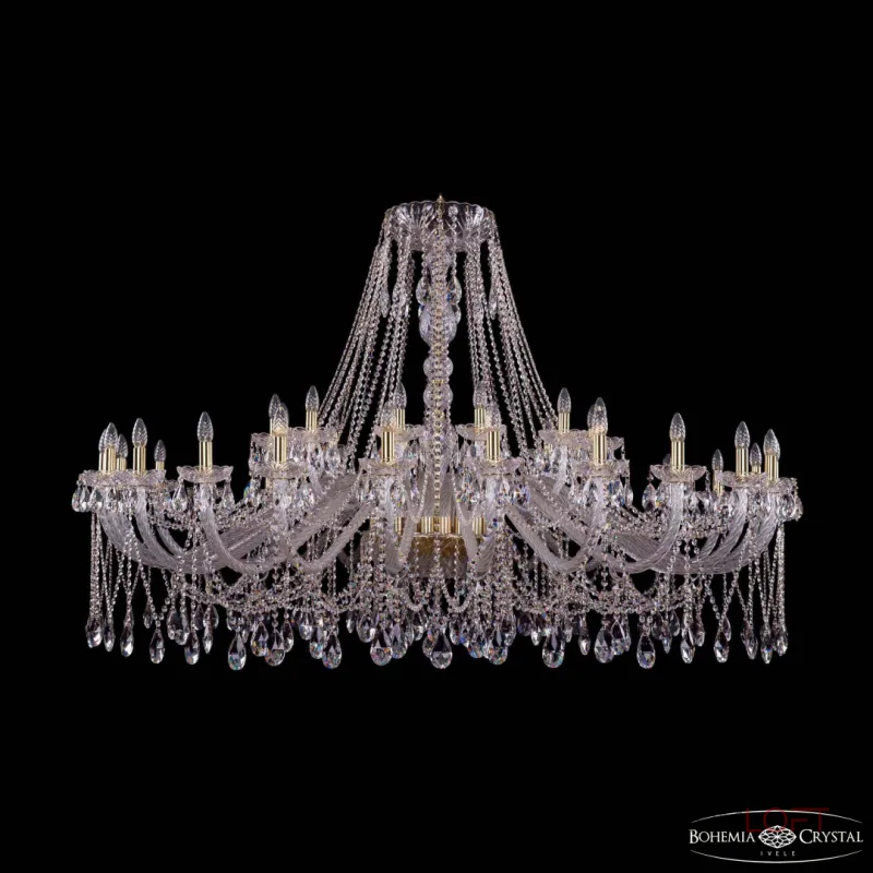 Подвесная люстра Bohemia Ivele Crystal 1413 1413/24+12/700 G Подвесная люстра Bohemia Ivele Crystal 1413 1413/24+12/700 G