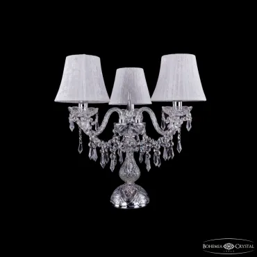Настольная лампа Bohemia Ivele Crystal 1403 1403L/3/141-39 Ni SH41-160