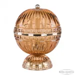 Настольная лампа Bohemia Ivele Crystal 5480 5480L/17 G Amber/M-1G