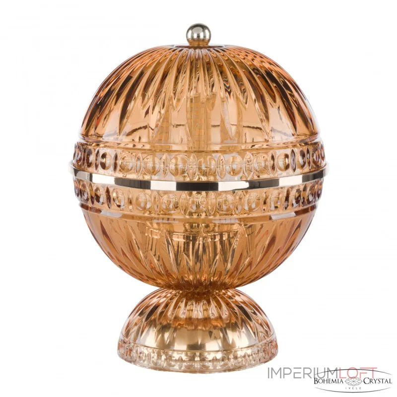 Настольная лампа Bohemia Ivele Crystal 5480 5480L/17 G Amber/M-1G Настольная лампа Bohemia Ivele Crystal 5480 5480L/17 G Amber/M-1G