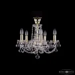 Подвесная люстра Bohemia Ivele Crystal 1402 1402/5/141 G Balls tube