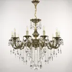 Подвесная люстра Bohemia Ivele Crystal AL7901 AL79101/10/250 B GB
