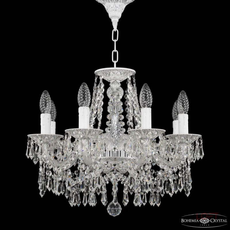 Подвесная люстра Bohemia Ivele Crystal AL1603 AL16303/8/160 WMN Подвесная люстра Bohemia Ivele Crystal AL1603 AL16303/8/160 WMN