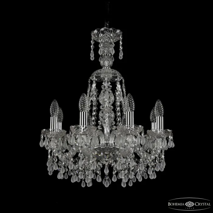 Люстра Bohemia Ivele Crystal 1410 1410/8/160/XL-60 Ni V0300 от ImperiumLoft