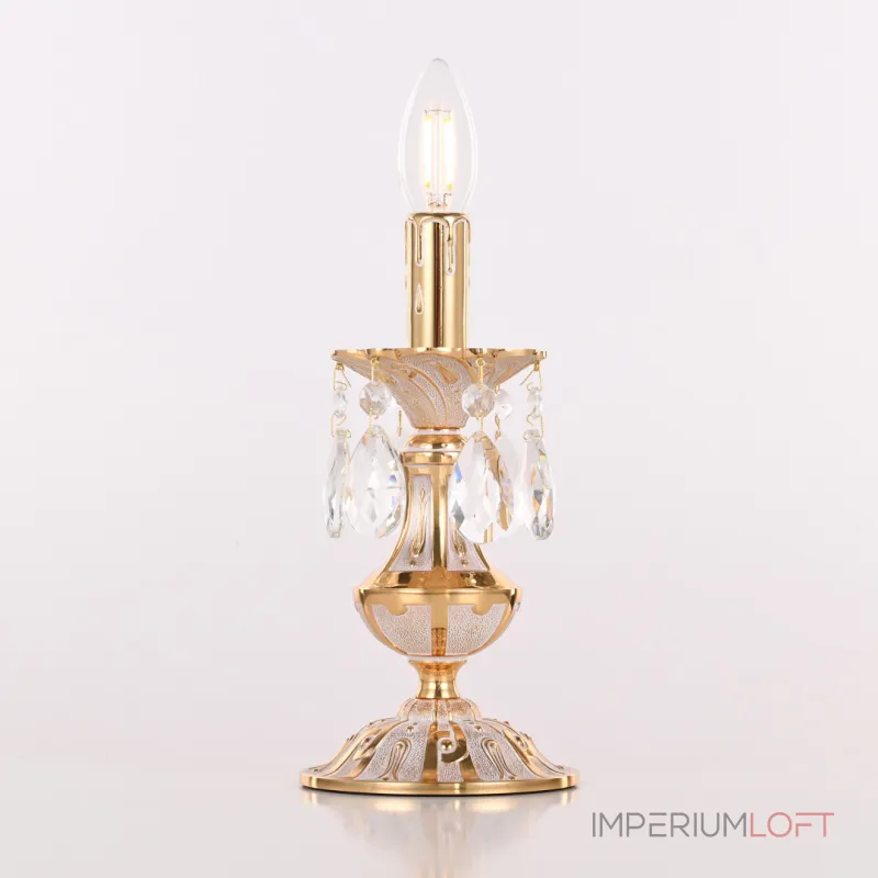 Настольная лампа Bohemia Ivele Crystal AL77 AL77200L/1-25 GW