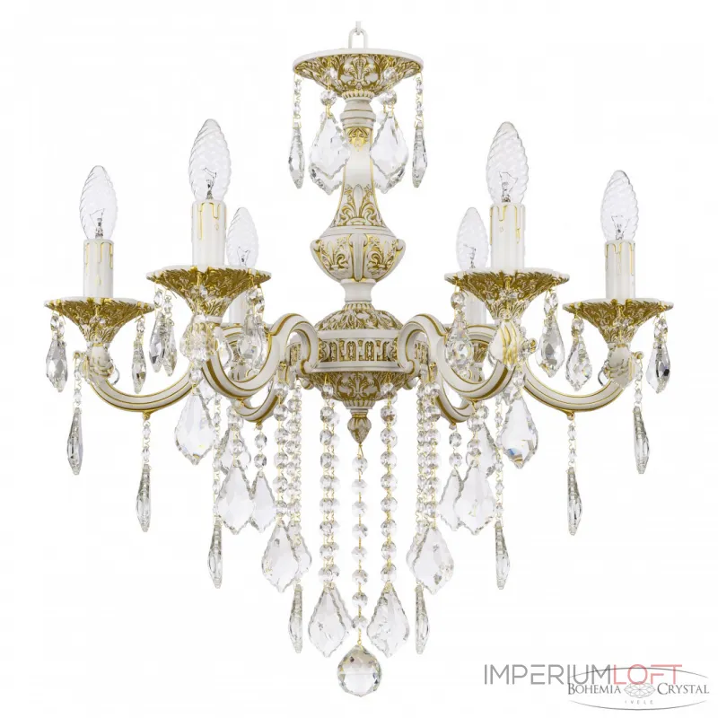 Подвесная люстра Bohemia Ivele Crystal AL7801 AL78101/6/175 B WMG Leafs Подвесная люстра Bohemia Ivele Crystal AL7801 AL78101/6/175 B WMG Leafs