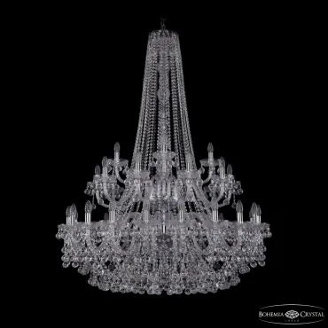 Подвесная люстра Bohemia Ivele Crystal 1409 1409/20+10+5/400/h-152/2d Ni