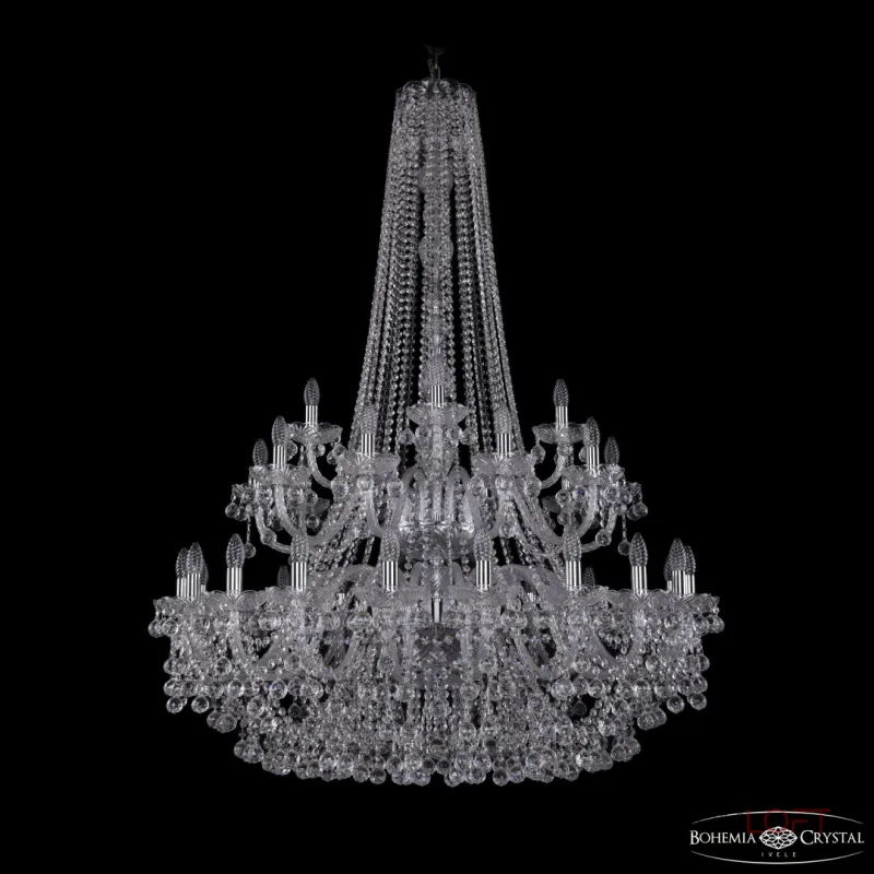 Подвесная люстра Bohemia Ivele Crystal 1409 1409/20+10+5/400/h-152/2d Ni