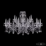 Подвесная люстра Bohemia Ivele Crystal 1413 1413/12+6/360 Ni