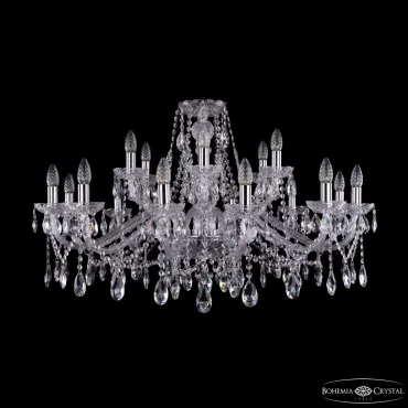 Подвесная люстра Bohemia Ivele Crystal 1413 1413/12+6/360 Ni Подвесная люстра Bohemia Ivele Crystal 1413 1413/12+6/360 Ni