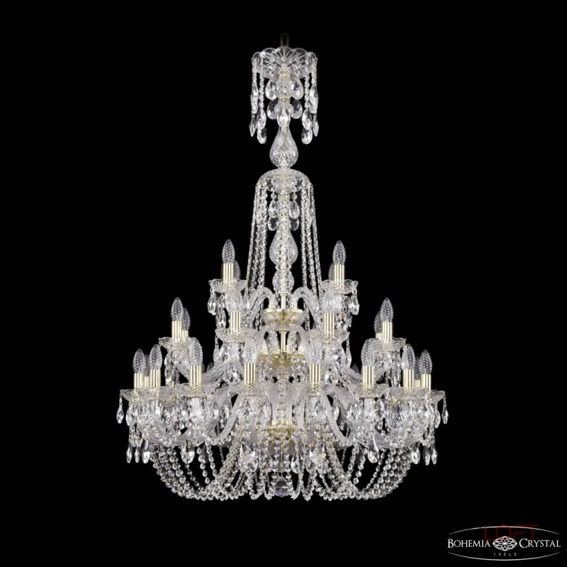 Подвесная люстра Bohemia Ivele Crystal 1402 1402/16+8+4/300/XL-123/3d G