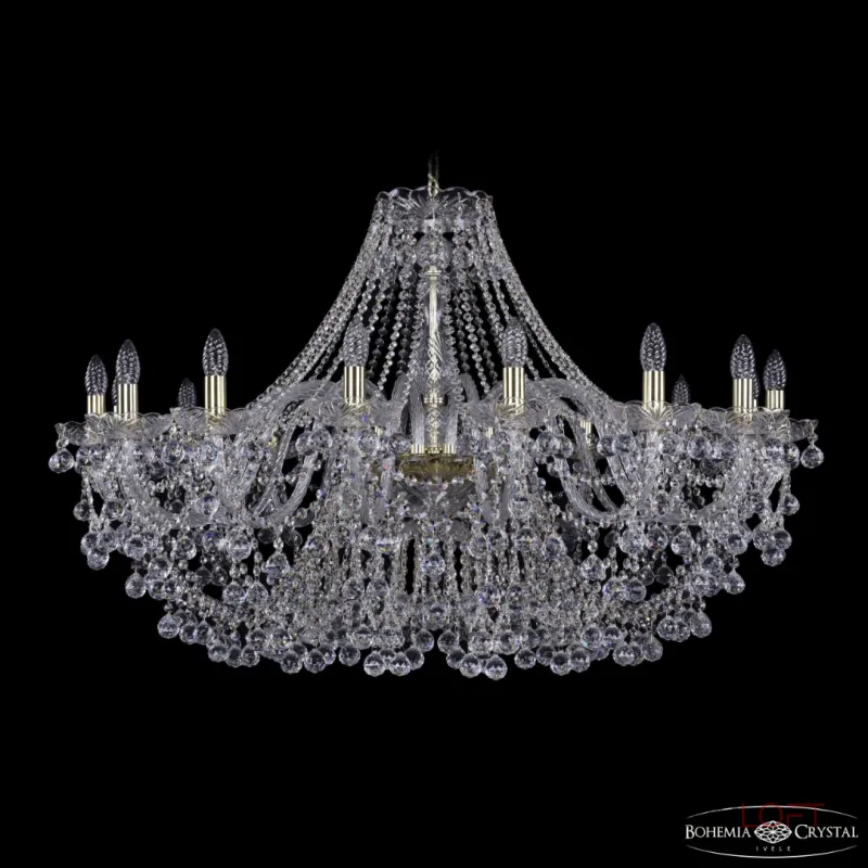 Подвесная люстра Bohemia Ivele Crystal 1409 1409/16/400 G