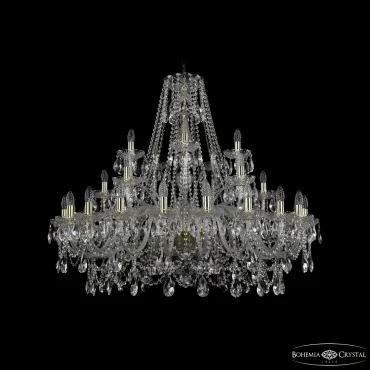 Подвесная люстра Bohemia Ivele Crystal 1411 1411/20+5+5/360 G