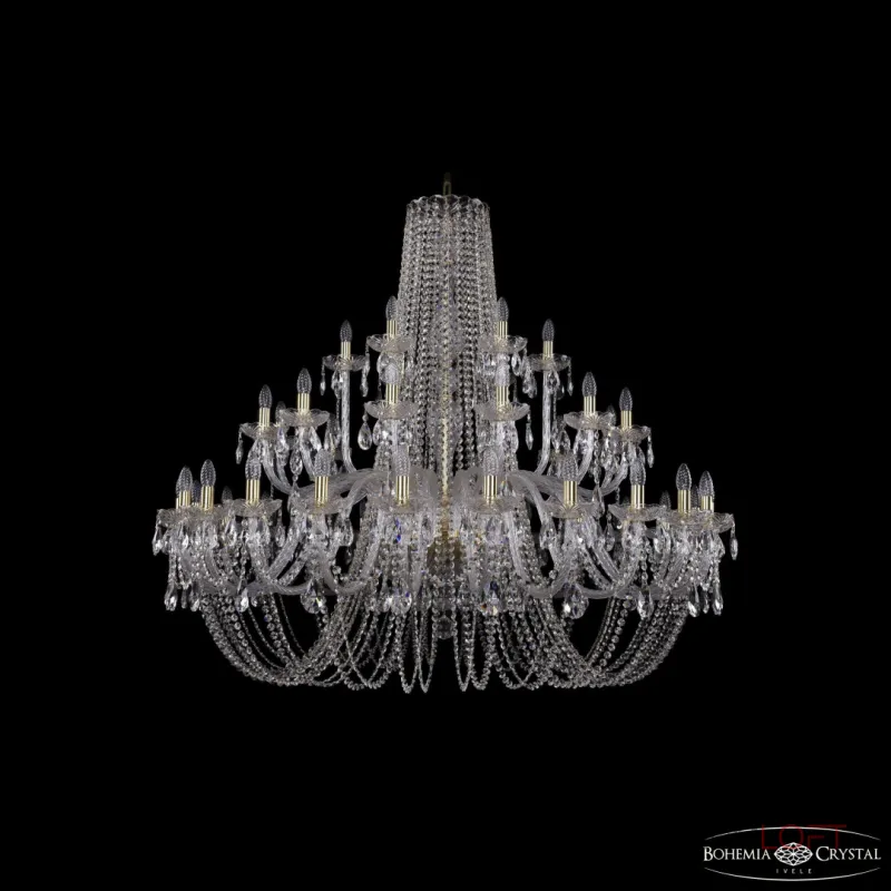 Подвесная люстра Bohemia Ivele Crystal 1402 1402/24+12+6/530 G Подвесная люстра Bohemia Ivele Crystal 1402 1402/24+12+6/530 G