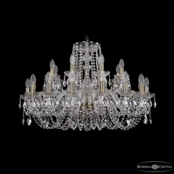 Люстра Bohemia Ivele Crystal 1402 1402/16+8/300 Pa от ImperiumLoft