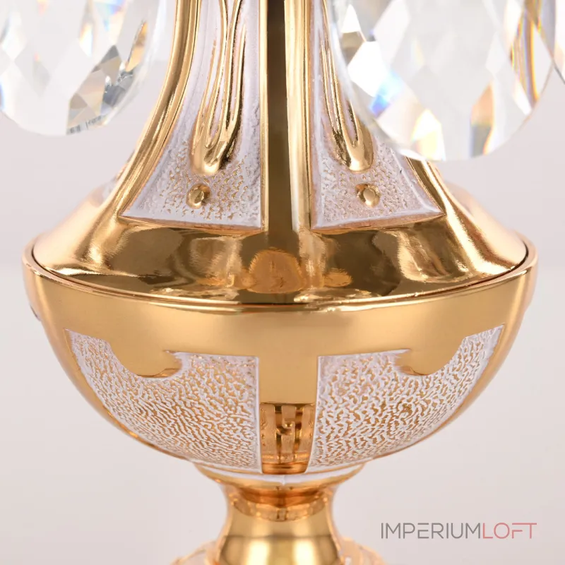 Настольная лампа Bohemia Ivele Crystal AL77 AL77200L/1-25 GW