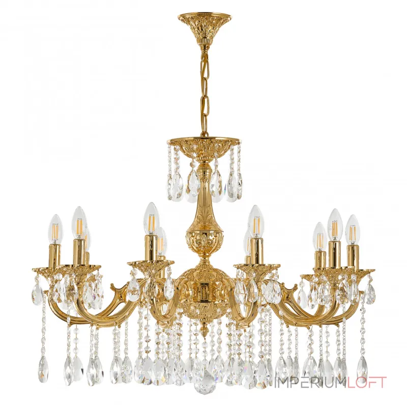 Подвесная люстра Bohemia Ivele Crystal AL7801 AL78101/10/250 A G Подвесная люстра Bohemia Ivele Crystal AL7801 AL78101/10/250 A G