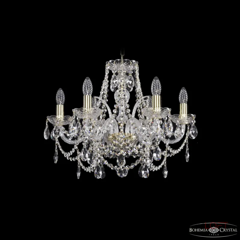 Подвесная люстра Bohemia Ivele Crystal 1411 1411/6/195 G