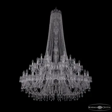 Подвесная люстра Bohemia Ivele Crystal 1403 1403/24+12+6/460/h-177/2d Ni