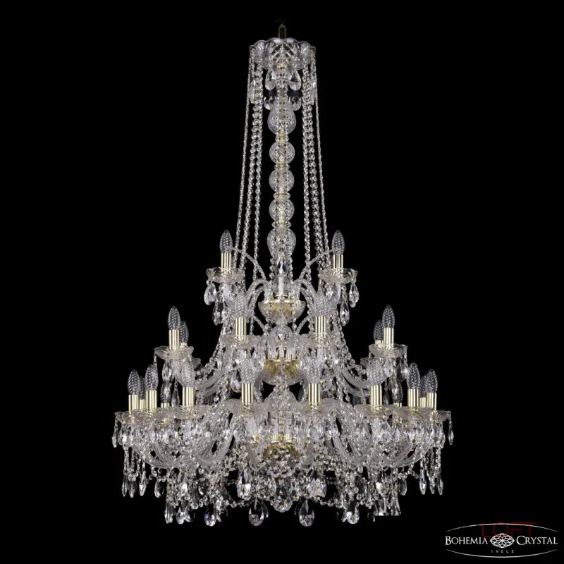 Подвесная люстра Bohemia Ivele Crystal 1411 1411/16+8+4/300/h-131/3d G Подвесная люстра Bohemia Ivele Crystal 1411 1411/16+8+4/300/h-131/3d G