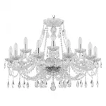Подвесная люстра Bohemia Ivele Crystal 107 107/10+5/300 Ni