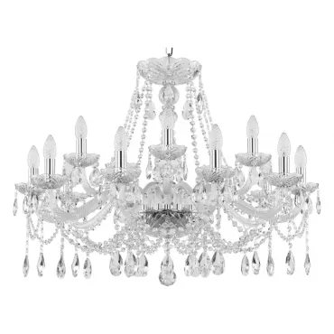 Подвесная люстра Bohemia Ivele Crystal 107 107/10+5/300 Ni