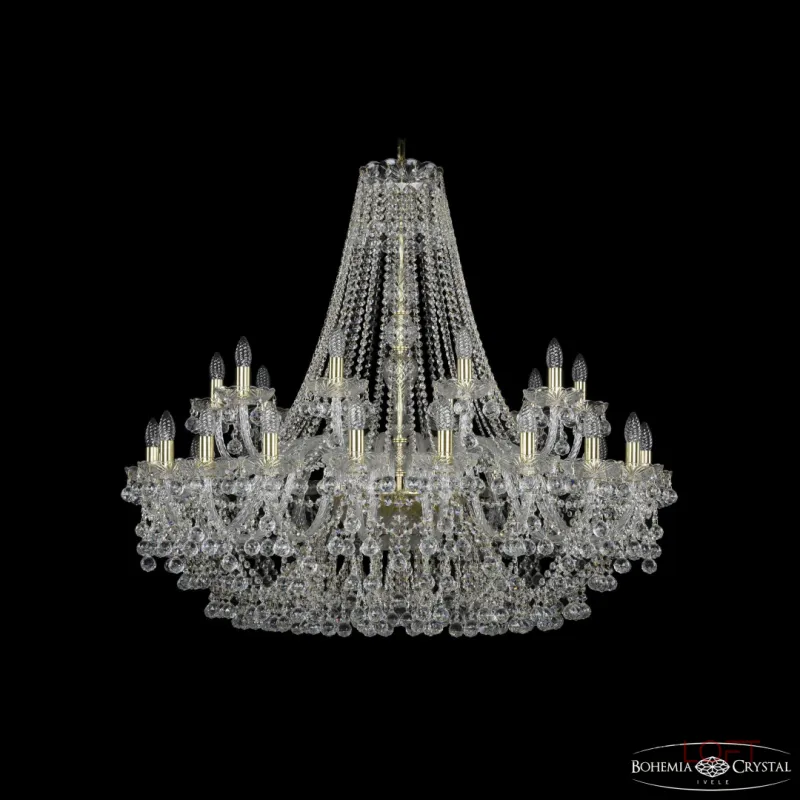Подвесная люстра Bohemia Ivele Crystal 1409 1409/20+10/400 G
