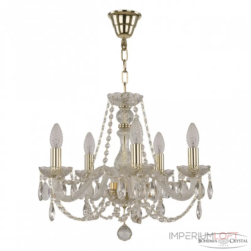 Подвесная люстра Bohemia Ivele Crystal 101 101/5/165 G Подвесная люстра Bohemia Ivele Crystal 101 101/5/165 G