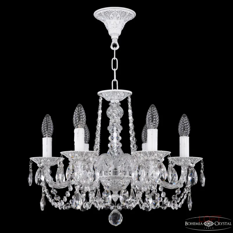 Подвесная люстра Bohemia Ivele Crystal AL1602 AL16302/6/160 WMN Подвесная люстра Bohemia Ivele Crystal AL1602 AL16302/6/160 WMN
