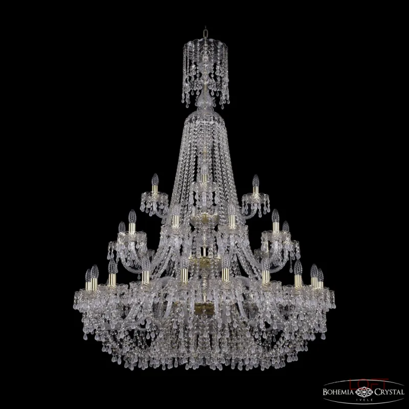 Подвесная люстра Bohemia Ivele Crystal 1410 1410/20+10+5/400/XL-158/3d G V0300 Подвесная люстра Bohemia Ivele Crystal 1410 1410/20+10+5/400/XL-158/3d G V0300