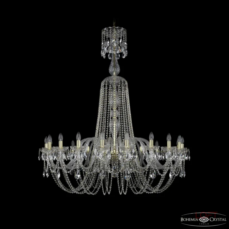 Подвесная люстра Bohemia Ivele Crystal 1402 1402/20/460/XL-146 G Подвесная люстра Bohemia Ivele Crystal 1402 1402/20/460/XL-146 G
