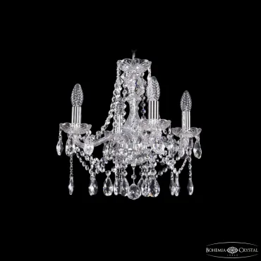 Подвесная люстра Bohemia Ivele Crystal 1413 1413/4/141 Ni