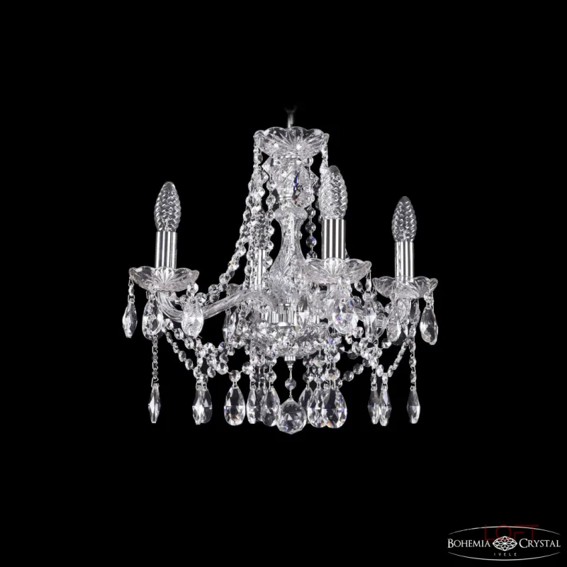 Подвесная люстра Bohemia Ivele Crystal 1413 1413/4/141 Ni