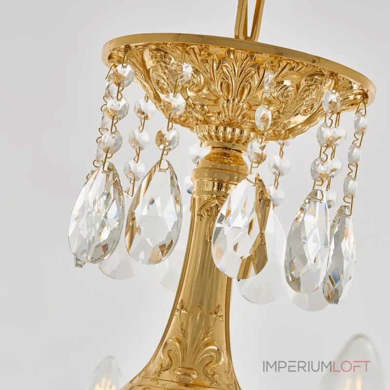 Подвесная люстра Bohemia Ivele Crystal AL7801 AL78101/10/250 A G Подвесная люстра Bohemia Ivele Crystal AL7801 AL78101/10/250 A G