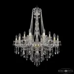 Подвесная люстра Bohemia Ivele Crystal 1415 1415/12+6/300/h-108 G